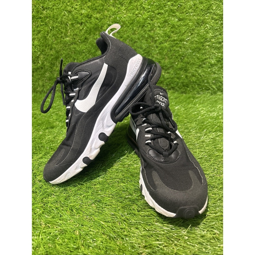 Nike Air Max 270 React Black White AT6174-004 Sneakers Women's Size 7